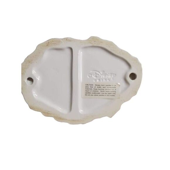 Vintage Disney Mickey Mouse Christmas Stove Candle Tea Light Ceramic Statue - Picture 9 of 9